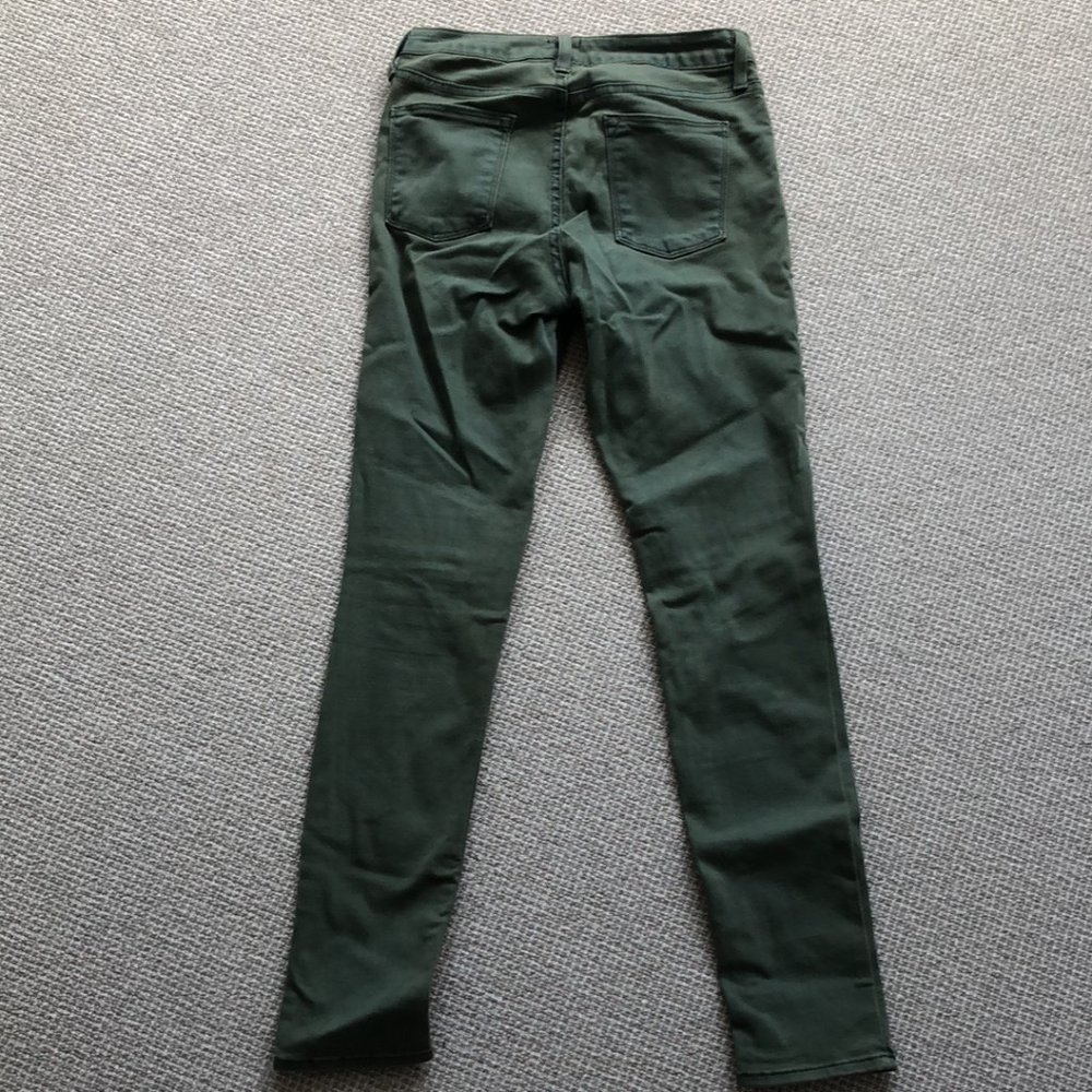 Olive ripped jeans